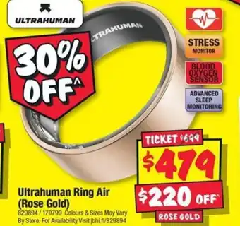 Ultrahuman Ring Air (Rose Gold)