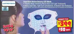 JB Hi-Fi ClearSkin Revive Beauty LED Mask offer