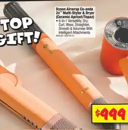 JB Hi-Fi Dyson Airwrap Co-anda 2x Multi-Styler & Dryer (Ceramic Apricot/Topaz) offer