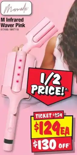 JB Hi-Fi M Infrared Waver Pink offer
