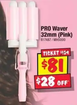 JB Hi-Fi PRO Waver 32mm (Pink) offer