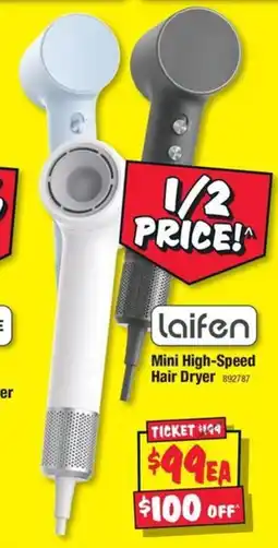 JB Hi-Fi Mini High-Speed Hair Dryer offer