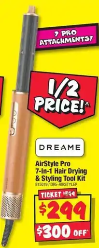 JB Hi-Fi AirStyle Pro 7-In-1 Hair Drying & Styling Tool Kit offer