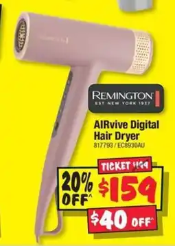 JB Hi-Fi AIRvive Digital Hair Dryer offer