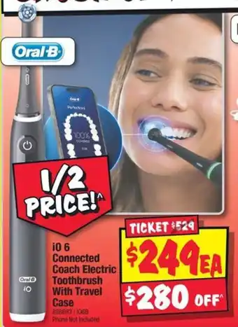 I06 Connected Coach Electric Toothbrush With Travel Case