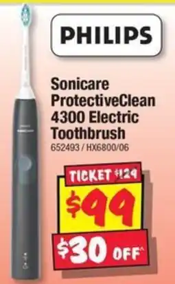 JB Hi-Fi Sonicare ProtectiveClean 4300 Electric Toothbrush offer