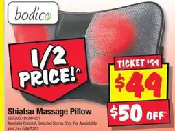 JB Hi-Fi Shiatsu Massage Pillow offer