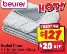 JB Hi-Fi Heated Throw offer