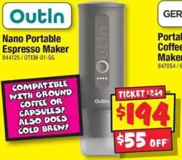 JB Hi-Fi Nano Portable Espresso Maker offer