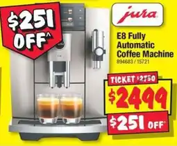 JB Hi-Fi E8 Fully Automatic Coffee Machine offer