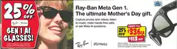 JB Hi-Fi Ray-Ban Meta Gen 1. offer