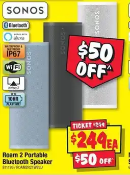 JB Hi-Fi Roam 2 Portable Bluetooth Speaker offer