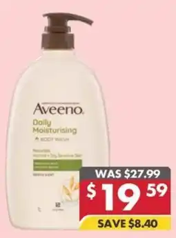 Pharmacy4Less Aveeno daily moisturising body wash offer