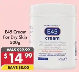 Pharmacy4Less E45 Cream For Dry Skin offer