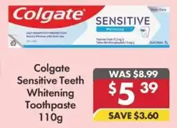 Pharmacy4Less Colgate Sensitive Teeth Whitening Toothpaste offer