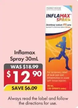 Pharmacy4Less Inflamax Spray offer