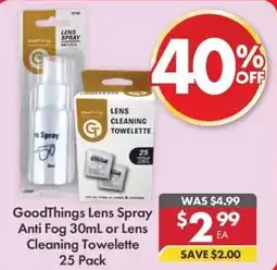 Pharmacy4Less GoodThings Lens Spray Anti Fog or Lens Cleaning Towelette offer