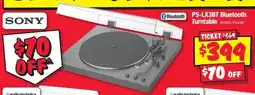 JB Hi-Fi Ps lx3bt bluetooth turntable offer