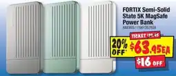 JB Hi-Fi Fortix semi solid state 5k magsafe power bank offer