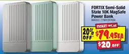 JB Hi-Fi Fortix semi solid state 10k magsafe power bank offer
