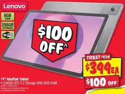 JB Hi-Fi 11 IdeaTab Tablet offer