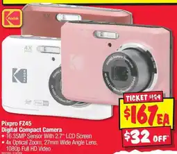 JB Hi-Fi Pixpro FZ45 Digital Compact Camera offer