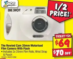 JB Hi-Fi The Rewind Cam Motorised Film Camera With Flash offer