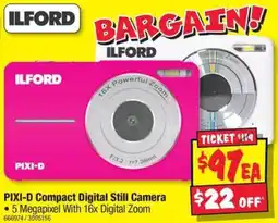 JB Hi-Fi Pixi d compact digital still camera offer