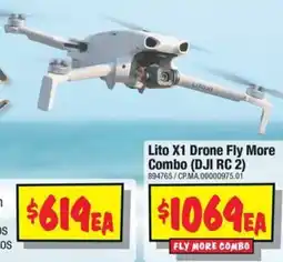 JB Hi-Fi Lito x1 drone fly more combo dji rc 2 offer