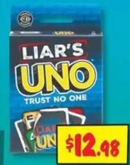 JB Hi-Fi Liars uno offer