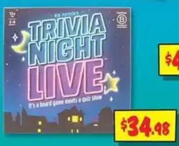 JB Hi-Fi Trivia night live offer