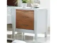 LivingStyles Savannah Solid American Poplar Timber Bedside Table offer