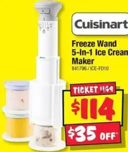 JB Hi-Fi Freeze Wand 5-In-1 Ice Cream Maker offer