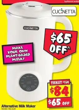 JB Hi-Fi Alternative Milk Maker offer