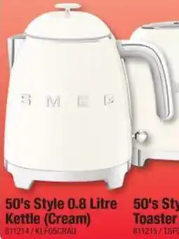 JB Hi-Fi 50's Style 0.8 Litre Kettle (Cream) offer