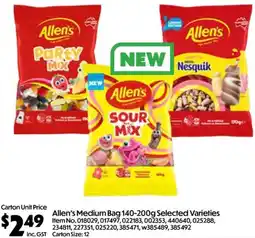 C-Store Distribution Allen's Medium Bag offer