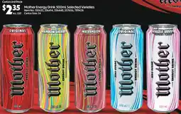 C-Store Distribution Mother Energy Drink offer