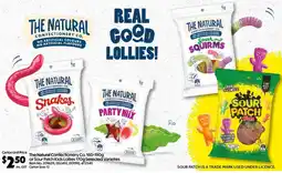 C-Store Distribution The Natural Confectionery Co. or Sour Patch Kids Lollies offer
