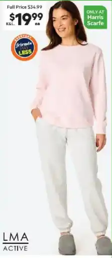 Harris Scarfe Crew Neck Sweat Top Assorted Colours offer