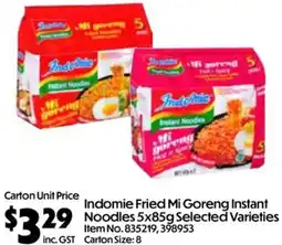 C-Store Distribution Indomie Fried Mi Goreng Instant Noodles offer
