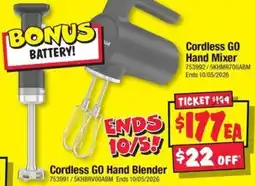JB Hi-Fi Cordless GO Hand Blender offer