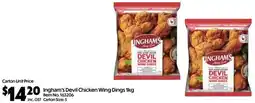 C-Store Distribution Ingham's Devil Chicken Wing Dings offer