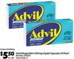 C-Store Distribution Advil Ibuprofen Liquid offer