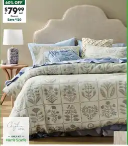 Harris Scarfe CHYKA HOME Corrina or Valley Jacquard Quilt Cover Set offer