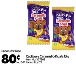 C-Store Distribution Cadbury Caramello Koala offer