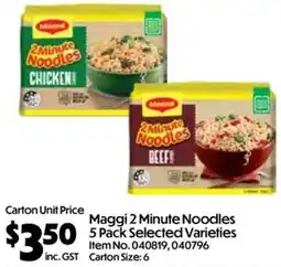 C-Store Distribution Maggi 2 Minute Noodles offer