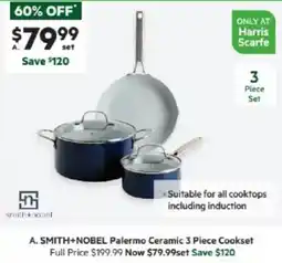 Harris Scarfe Smith nobel palermo ceramic 3 piece cookset offer