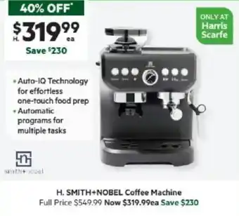 Smith nobel coffee machine