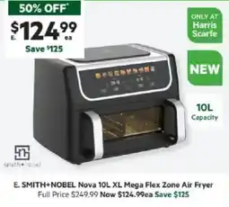 Harris Scarfe Smith nobel nova mega flex zone air fryer offer