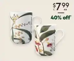 Harris Scarfe Maxwell & williams royal botanic gardens mug offer